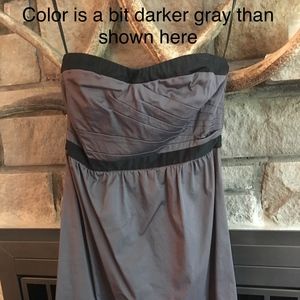 American Eagle Strapless Dress - Dark Gray